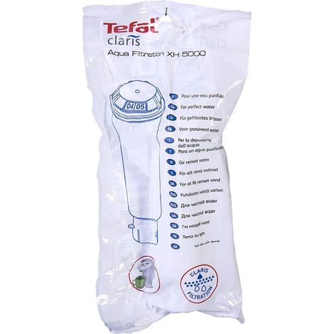 Filtro acqua tefal XH500110 bianco 12 cm altezza 3.8 cm diametro (1/2)