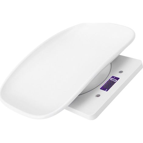 balance bebe, Pèse-Bébé Balance Plate Pour Peser Chat Chiot, Balance numérique pour petits animaux de compagnie 10 kg/1g Balance de cuisine électronique pour chats chiens outil de mesure (1/5)