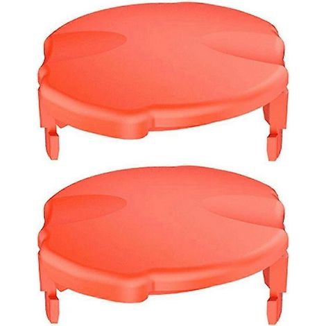 Lot de 2 capuchons de bobine en plastique pour tondeuse à gazon Flymo, pièce de rechange FLY060 505513590 (1/5)