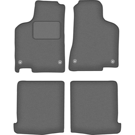 Tappetini auto in velluto color grafite per: Volkswagen Lupo 3L hatchback (1997-2005) (1/5)
