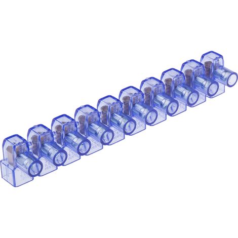 Bornier de raccordement RS PRO, 10 pôles , A visser ( Prix pour Paquet de 10 ) (1/2)