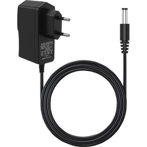 12V 0,5A Netzteil, 12V 0,5A Ladegerät mit 5,5 x 2,1 mm Stecker, 100-240V AC/DC Netzteil (6W), Netzteil für Router, Überwachungskamera, LED-Streifen, TV-Box, Ventilator, 1 m (1/5)