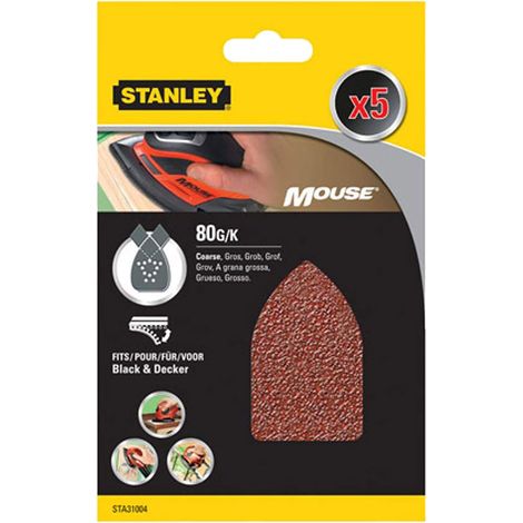 Foglio Stanley Carta Abrasiva a Delta STA31004 80 gr