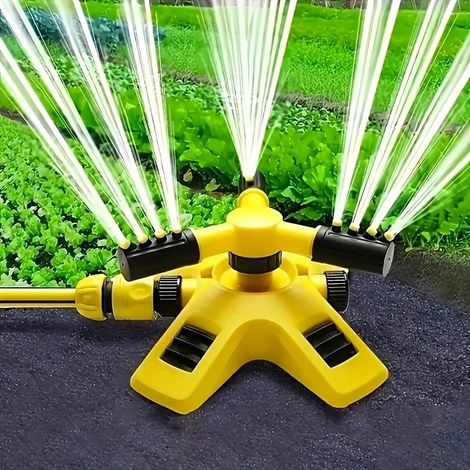 Tête d'arrosage automatique rotative à 360 degrés, adaptée à l'irrigation des pépinières et à l'arrosage des fleurs. (1/5)
