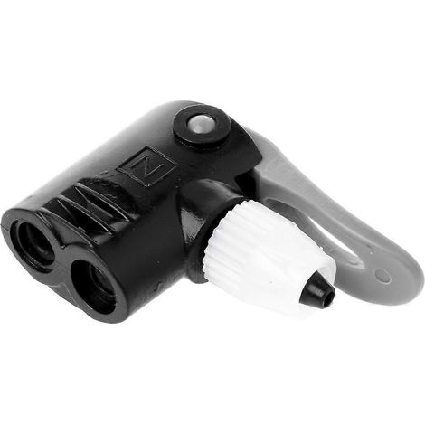 Embout de pompe à vélo pour adaptateur de connecteur de valve double pour pièces de pompage de tête (1/5)