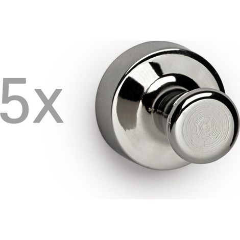 Maul 6168696 Imán de neodimio plateado 12mm x 16mm