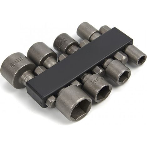 Steckschlüsselsatz für Muttern und Schrauben M3-M8 - Set 9-teilig