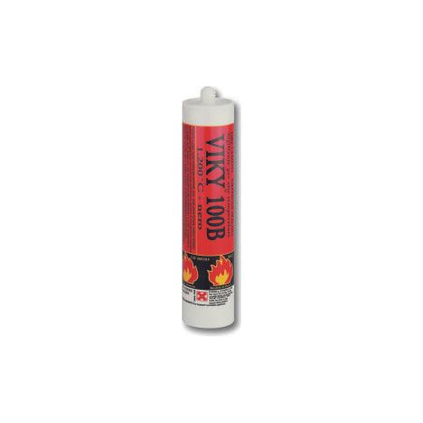 SILICONE ALTE TEMPERATURE VIKY 500 gr - Nero (1/2)