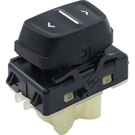 Compatible avec les véhicules Renault, interrupteur à bouton-poussoir pour lève-vitre électrique, interrupteur unique pour commande de lève-vitre électrique 254214937R (1/2)