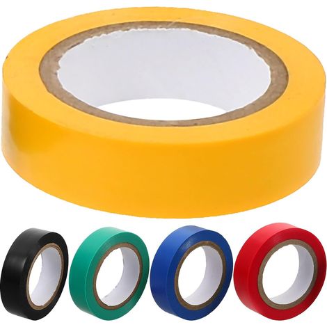 Gadpiparty Cinta Eléctrica Aislante de Pvc en 5 Rollos, Adhesiva (1/5)