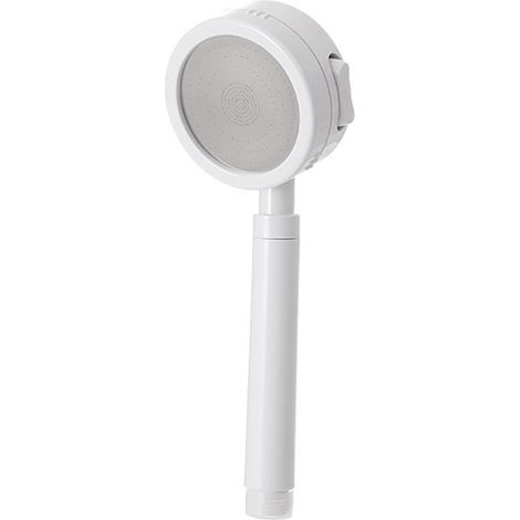Cabezal de ducha, grifería de presión para bañera, cabezal de ducha tipo lluvia, cabezal de ducha para bañera, cabezal de ducha de presión esmaltado en blanco (tacón estándar) (1/5)