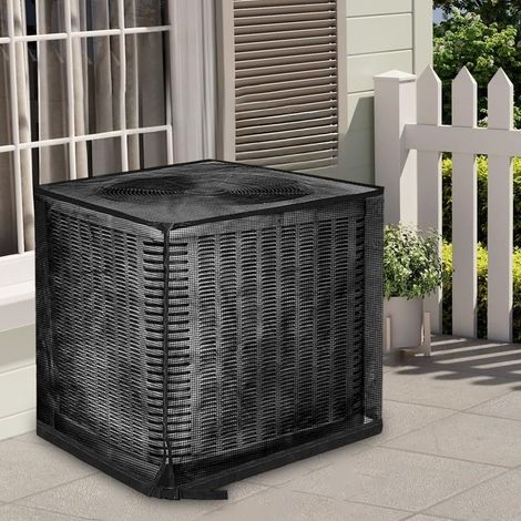 Tissu Oxford résistant avec housse en maille ajustable pour un ajustement parfait Ajustement parfait. Offre une protection complète et une respirabilité optimale pour les unités de chauffage et de cli (1/5)