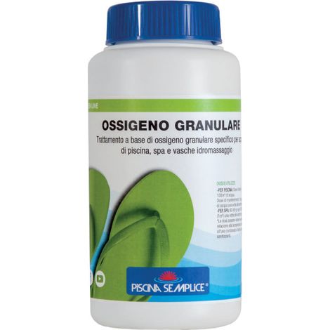 OSSIGENO GRANULARE kg.1 LAPI TRATTAMENTO PER PISCINA SPA VASCHE IDROMASSAGGIO (1/4)