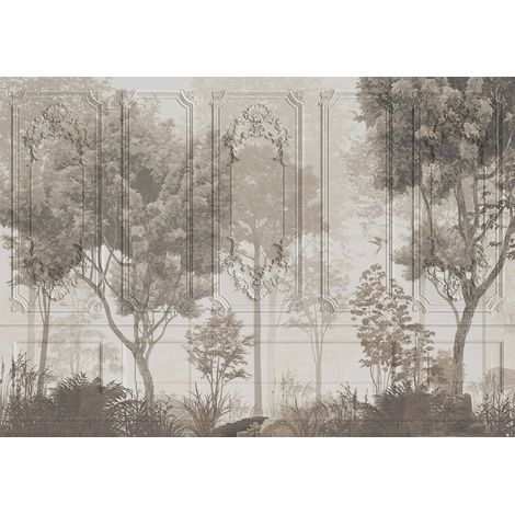 Papier peint panoramique - Forêt Tropicale - 130 cm x 91 cm (1/2)