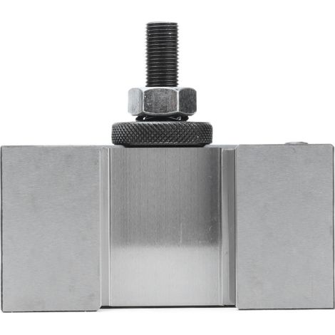 Porte-outil pour tour, pratique, précis, en acier au carbone trempé, robuste, durable, à changement rapide. (1/5)