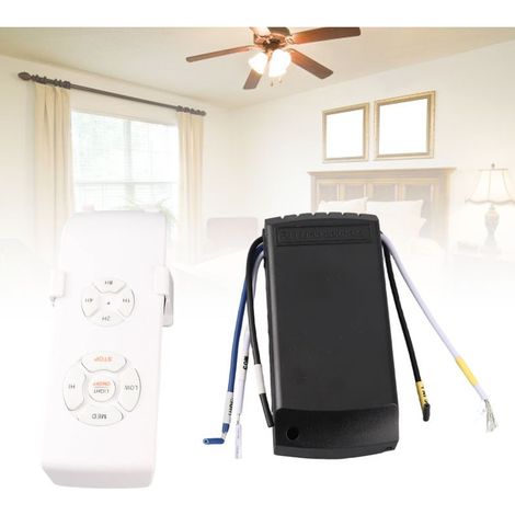 Télécommande Universelle pour Plafonnier avec Récepteur 433 MHz et Contrôle Lumière LED (1/5)
