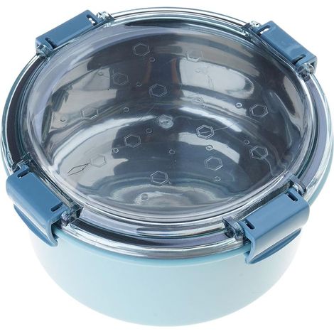 Bol étanche en acier inoxydable pour salades et sandwichs (1/5)