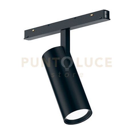 GFA1351ND- MODULO LED INCLINABILE REGOLABILE PER BINARIO DOPPIA ACCENSIONE AD INCASTRO MAGNETICO PER BINARIO 48V 4000K 1438LM 18W D.5,5CM NERO DIMMERABILE