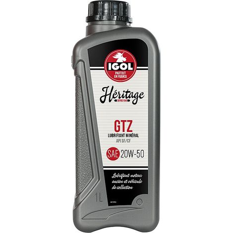 HUILE HERITAGE GTZ 20W-50 1L