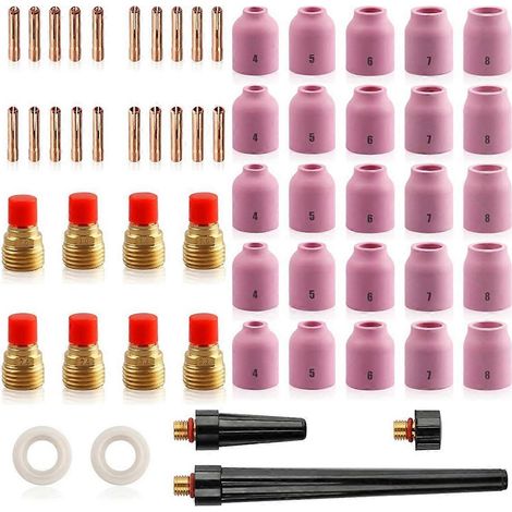 WIG-Schweißbrenner-Set 040 Zoll - 1/8 Zoll Gaslinsen-Setup WP-9/20/25-- (1/5)