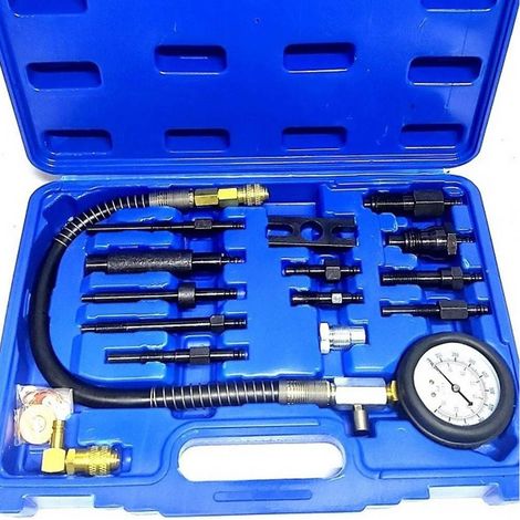 TRADE SHOP - Kit 15 Pezzi Tester Compressione Motori Diesel Prova Compressione - (1/5)