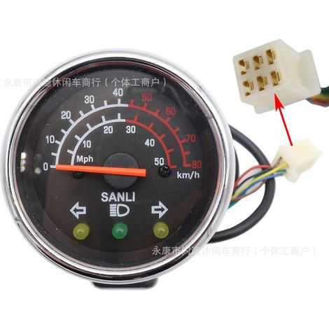 Pièces détachées pour moto 110/125cc, tableau de bord unique avec clignotants gauche et droit, compteur de vitesse pour quad Little Monkey (1/5)