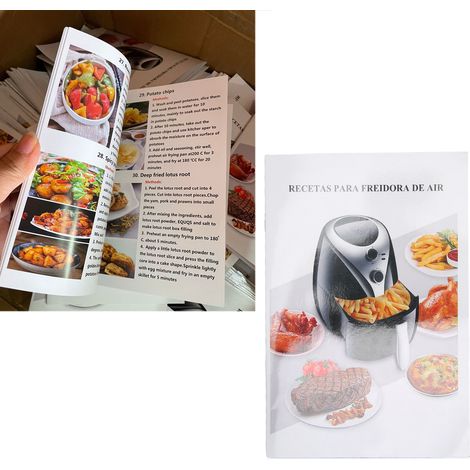 Livre de Recettes pour Friteuse sans Huile - 32 Recettes avec Photos pour Débutants et Experts (1/5)