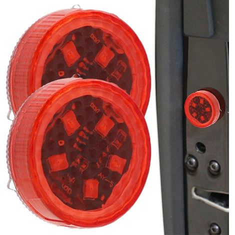 Feux LED avertissement portière 5 balises clignotantes routières (1/5)