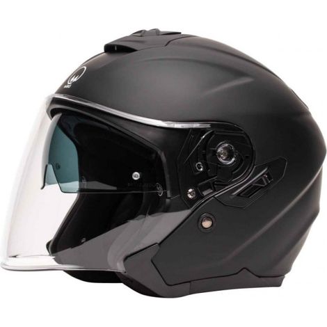 Casque Jet M-JET - Fibre - Noir mat (1/3)