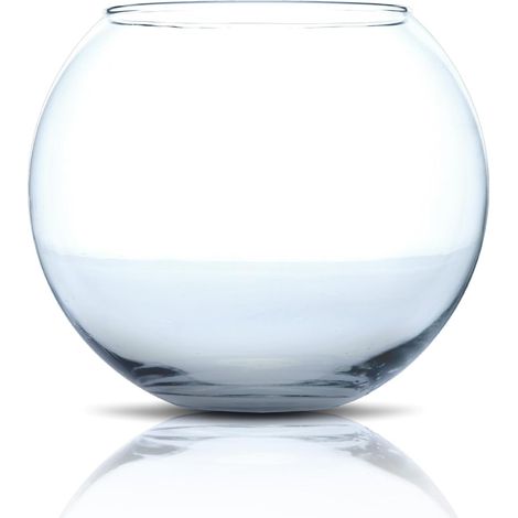 1 Boule En Cristal Soufflé Diamètre 28 Cm Sans Base Pour Aquariophilie Plantes Invertébrés
