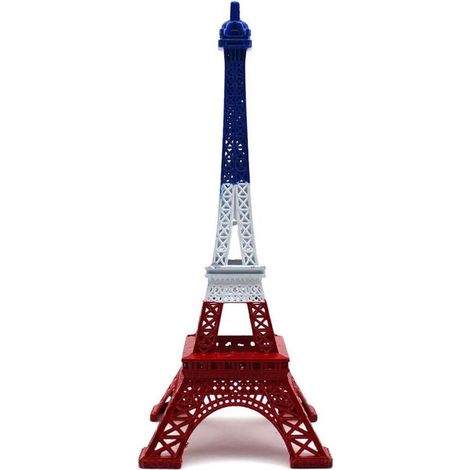 1 mini-tour Eiffel décorative, 18 cm, miniature en fer forgé, modèle de paysage mondial (1/5)