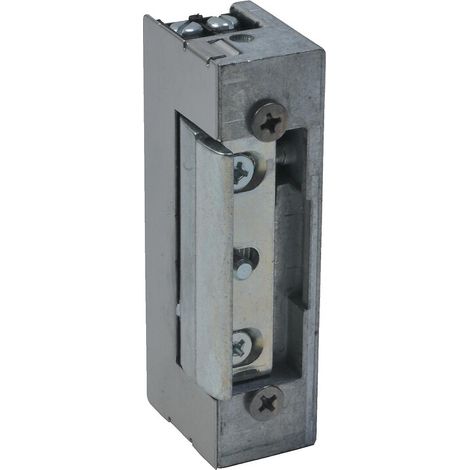 Assa Abloy – Gâche symétrique à larder – Émission et contact stationnaire – Décondamnation manuelle – Pour serrure électrique – Finition métal (1/5)