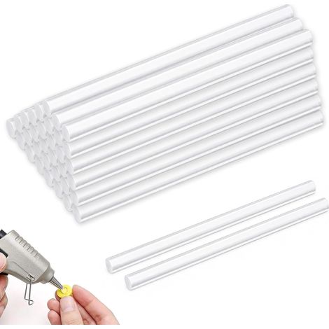 35 Bâtons de Colle Chaude Transparents 11 x 200 mm pour Pistolet à Colle (1/5)