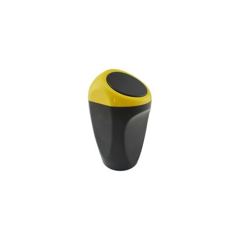 Mini poubelle créative dans la voiture, boîte de rangement, bac de rangement pour voiture, seau de rangement, sac de rangement,jaune