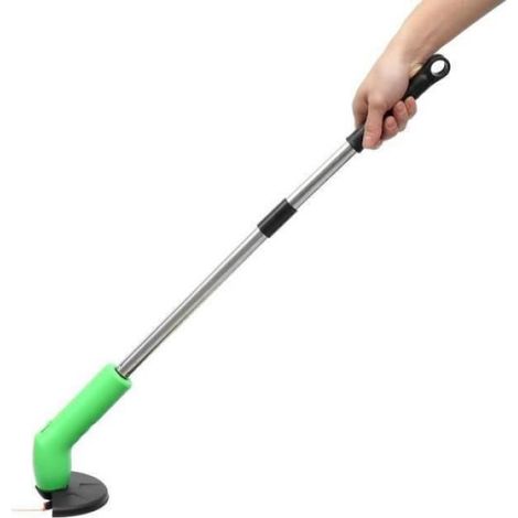 1 Tondeuse à gazon sans fil, poignée télescopique, antidérapant, outil électrique pour jardin et bordures (1/3)