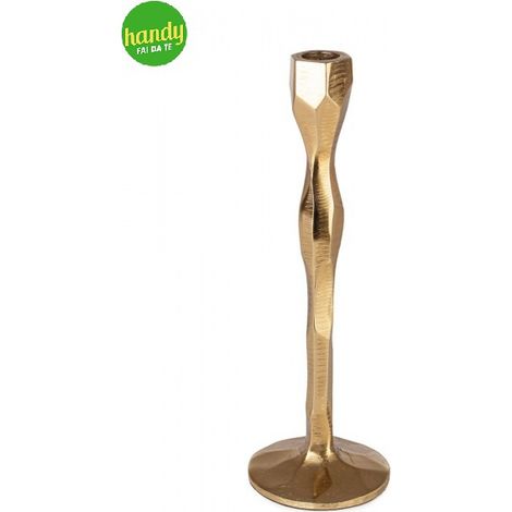 Portacandela Stylish Bizzotto 1 posto oro h 27 cm