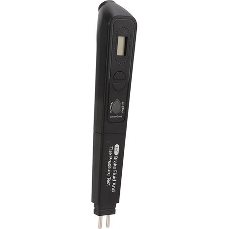 Testeur liquide de frein et pression des pneus 2-en-1 pour auto, outil de diagnostic électronique avec sonde, mesureur TPMS, stylo testeur de fluide, vérificateur de sécurité véhicule (1/5)