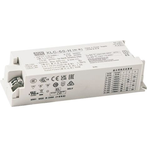 [NEUWERTIG] B-Ware Mean Well Led Treiber Netzteil Xlc 60 H Da2 N Stromversorgung Beleuchtung