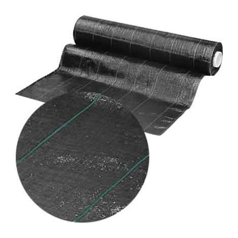 TELO PER PACCIAMATURA NERO IDEAL STAR  h 2x100 mt Piegata h 1 mt - 200 mq- IDEAL STAR