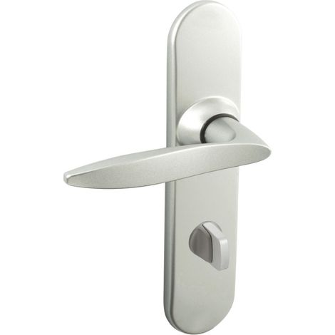 Vachette Twist manilla de puerta cromada efecto terciopelo zamac