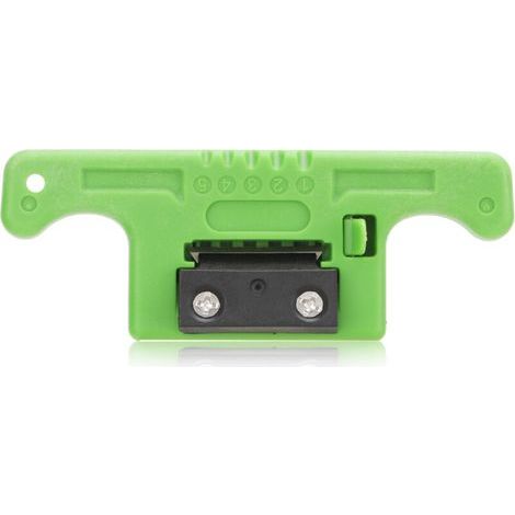 Dénudeur de fibres, outil de dénudage Longitudinal à 5 canaux, coque en PVC, lame en acier, conception à couvercle ouvert, dénudeur de câbles Portable (1/4)