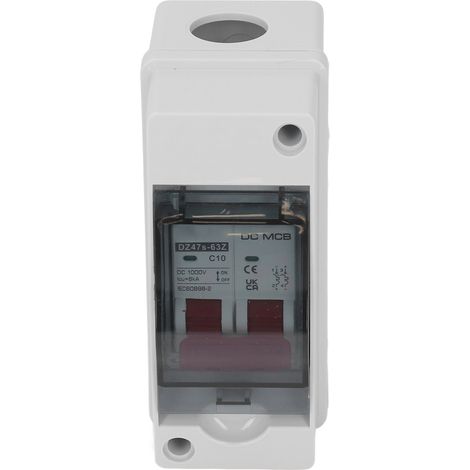 2P 10A 1000V IP65 Wasserdichter DC-Leistungsschalter Miniatur-Photovoltaik-Solar-Trennschalter (1/5)