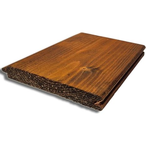 Perline in Legno di Abete da 300x15x2 cm, Multipack 6x, Noce (1/2)