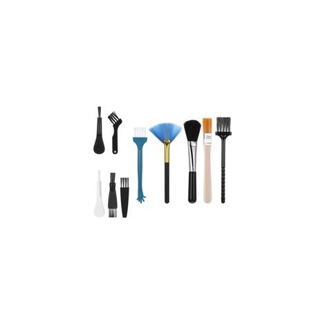 Lot de 10 brosses de nettoyage pour clavier, ordinateur portable, petite brosse de nettoyage portable, brosse en nylon antistatique, pour nettoyer les (1/5)