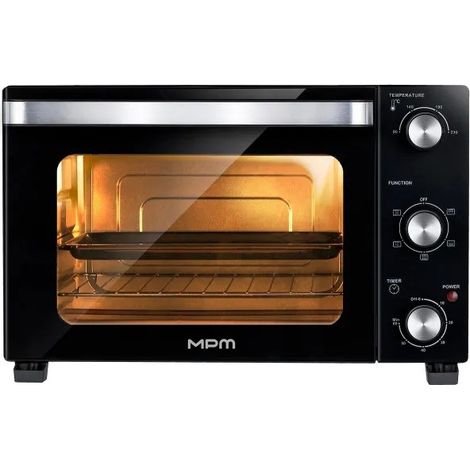 Mini Forno Mpm MPE-16/T 35l/1500W Nero [MPE-16/T]