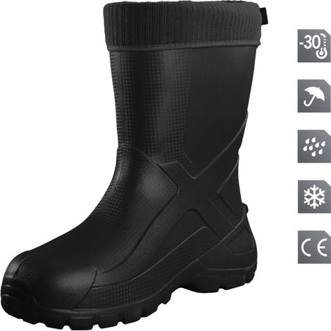 Botas Wellington, calzado de trabajo de espuma, talla 42, EVA Strack Black 411341 (1/3)