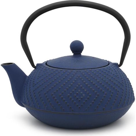 Bredemeijer Fujian - Théière (1,2 L, avec filtre), couleur bleu cobalt