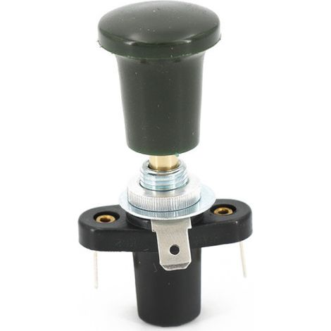 Interrupteur à tirette lumineux vert 12V 12A (1/4)