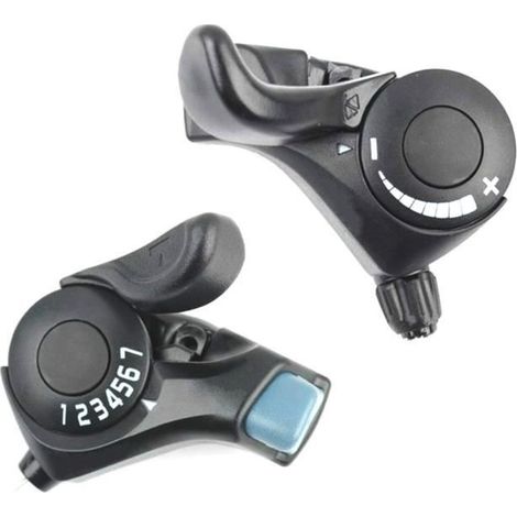 TX30-7 vélo Dérailleur Trigger Shifter avec le décalage par câble 3x7 Vitesse 7 vitesses 21 vitesses pour Vélo 1pair (1/4)