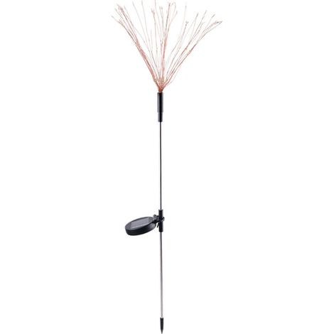 Ortviai Lampes solaires d'extérieur IP65 – 120 LED, 8 modes, blanc froid, pour jardin, terrasse ou mariage